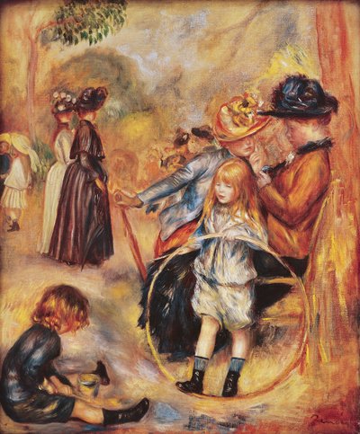 In the Luxembourg Gardens by Pierre Auguste Renoir